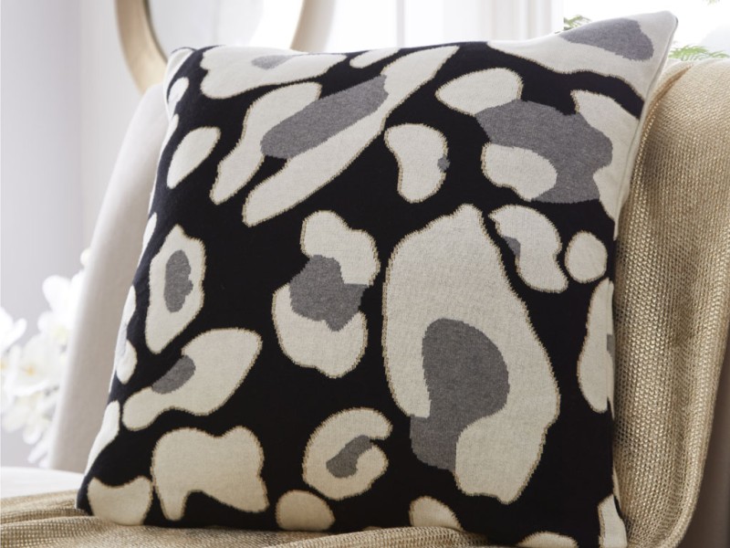 Tess Daly Animal Knit Cushion